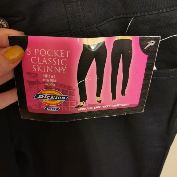 Dickies skinny jeans, low  rise, bnwt - Picture 5 of 7